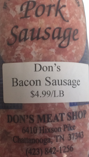 bacon sausage
